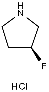 (R)-(-)-3-FLUOROPYRROLIDINE HYDROCHLORIDE Structure