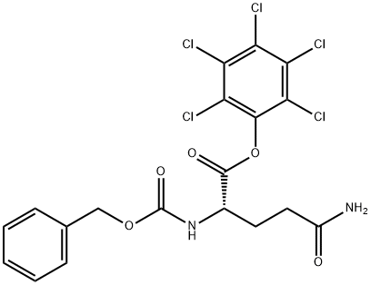 N2-benzyl pentachlorophenyl N2-carboxy-L-(2-aminoglutaramate) Structure