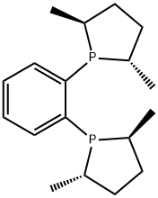 (+)-1,2-BIS[(2S,5S)-2,5-DIMETHYLPHOSPHOLANO]BENZENE Struktur