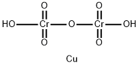 重クロム酸銅(II) 化学構造式