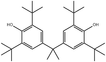 4,4'-isopropylidenebis[2,6-di-tert-butylphenol] 结构式