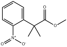 METHYL 2-METHYL-2-(2-NITROPHENYL)PROPIONATE, 136764-87-9, 结构式