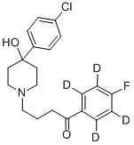 HALOPERIDOL-D4 化学構造式