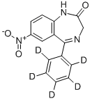 NITRAZEPAM-D5 Structure