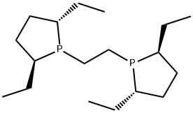 (-)-1,2-BIS((2S,5S)-2,5-DIETHYLPHOSPHOLANO)ETHANE Struktur