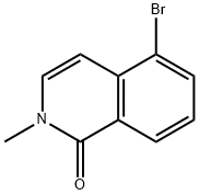 5-ブロモ-2-メチルイソキノリン-1(2H)-オン 化学構造式