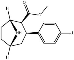 ( - )-2Β-甲酯基-3Β-(4 -碘苯基)去甲托烷,136794-87-1,结构式