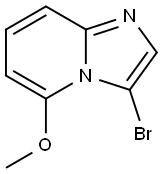 IMidazo[1,2-a]pyridine, 3-broMo-5-Methoxy- Struktur