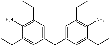 4,4'-亚甲基双(2,6-二乙基苯胺) 结构式