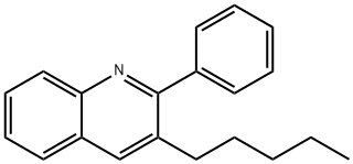 3-PENTYL-2-PHENYL-QUINOLINE Struktur