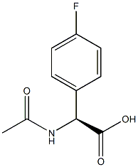 N-ACETYL-2-(4-FLUOROPHENYL)-L-GLYCINE Struktur