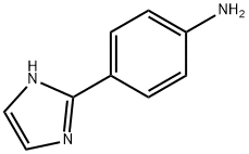 4-(1H-イミダゾール-2-イル)アニリン 化学構造式