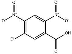5-クロロ-2,4-ジニトロ安息香酸 化学構造式