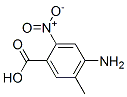 4-氨基-5-甲基-2-硝基苯甲酸, 136833-45-9, 结构式