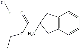 2-氨基茚满-2-羧酸乙酯,136834-79-2,结构式