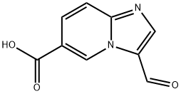 3-甲酰基咪唑并[1,2-A]吡啶-6-羧酸,1368366-39-5,结构式