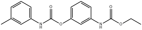 (3-Methylphenyl)carbamic acid 3-[(ethoxycarbonyl)amino]phenyl ester Structure