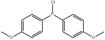 ビス(4-メトキシフェニル)クロロホスフィン 化学構造式
