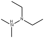 N-エチル-N-(ジメチルシリル)エタン-1-アミン 化学構造式