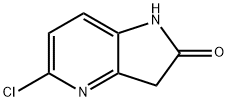 5-氯-1,3-二氢-2H-吡咯并[3,2-B]吡啶-2-酮, 136888-08-9, 结构式