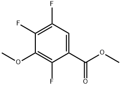 2,4,5-三氟-3-甲氧基苯甲酸甲酯, 136897-64-8, 结构式