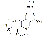 PAZUFLOXACIN MESYLATE 化学構造式