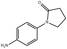 1-(4-氨基苯基)-2-吡咯烷酮, 13691-22-0, 结构式