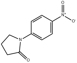1-(4-ニトロフェニル)ピロリジン-2-オン 化学構造式