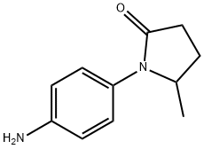 1-(4-aminophenyl)-5-methylpyrrolidin-2-one Structure