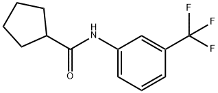 3'-(トリフルオロメチル)シクロペンタンカルボキシアニリド 化学構造式