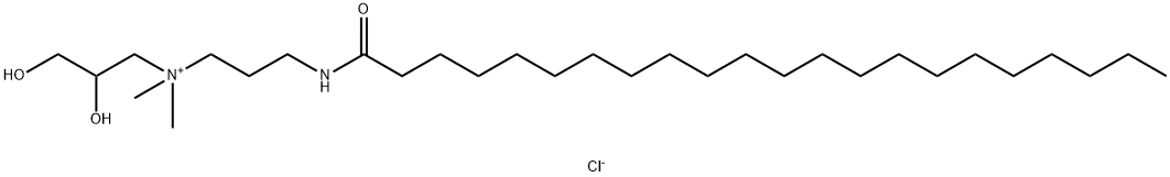 2,3-二羟基-N,N-二甲基-N-[3-[(1-氧代二十二烷基)氨基]丙基]-1-丙铵氯化物,136920-10-0,结构式