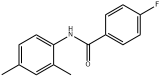 N-(2,4-二甲基苯基)-4-氟苯甲酰胺, 136926-06-2, 结构式