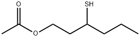 酢酸3-メルカプトヘキシル 化学構造式