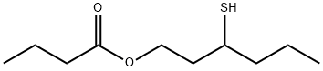 3-巯基己醇丁酸酯, 136954-21-7, 结构式