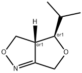 3H,6H-Furo[3,4-c]isoxazole,3a,4-dihydro-4-(1-methylethyl)-,cis-(9CI) 结构式