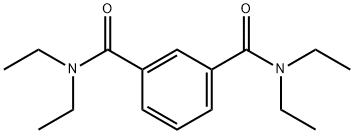 N,N,N',N'-テトラエチルイソフタルアミド 化学構造式