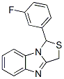 1H,3H-Thiazolo[3,4-a]benzimidazole, 1-(3-fluorophenyl)- Structure