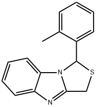 1H,3H-Thiazolo[3,4-a]benzimidazole, 1-(2-methylphenyl)- Structure