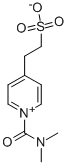 1-DIMETHYLCARBAMOYL-4-(2-SULFOETHYL)PYRIDINIUM BETAINE Struktur