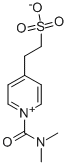 1-DIMETHYLCARBAMOYL-4-(2-SULFOETHYL)PYRIDINIUM BETAINE Structure