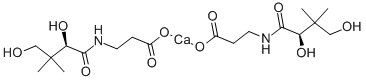 D-(+)-Pantothenic acid calcium salt Structure