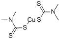 Copper(II) Dimethyldithiocarbamate Struktur