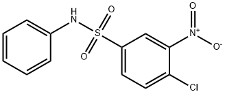 4-クロロ-3-ニトロ-N-フェニルベンゼンスルホンアミド 化学構造式