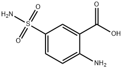 2-Aminobenzoic acid-5-sulfonamide Struktur