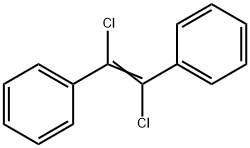 1,2-ジクロロ-1,2-ジフェニルエテン 化学構造式