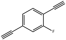 1,4-Diethynyl-2-fluorobenzene, 137000-66-9, 结构式