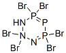 2,2,4,4,6,6-ヘキサブロモ-1,3,5,2,4,6-トリアザトリホスホリン 化学構造式