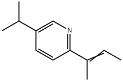 Pyridine, 5-(1-methylethyl)-2-(1-methyl-1-propenyl)- (9CI) Structure