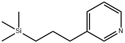 Pyridine, 3-[3-(trimethylsilyl)propyl]- (9CI) Structure