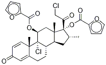 11,17-DIFUROATE MOMETASONE FUROATE 化学構造式